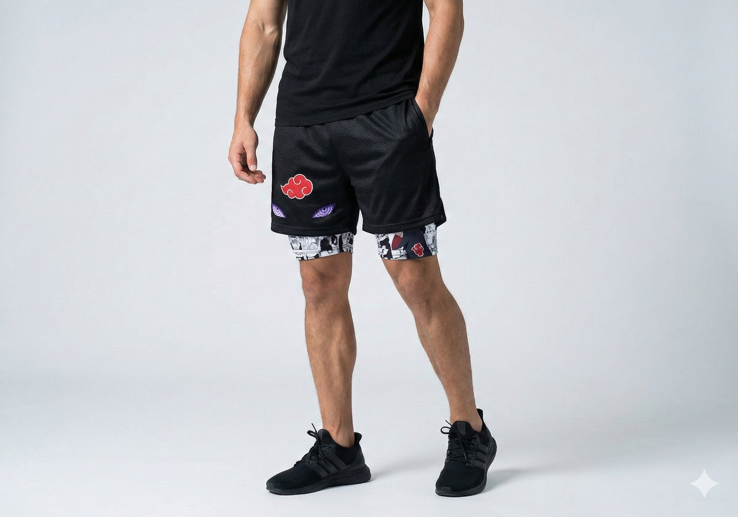 Naruto Pantaloncini Anime Palestra - Pain